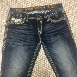 ROCK REVIVAL EASY BOOT JEANS Woman’s 32